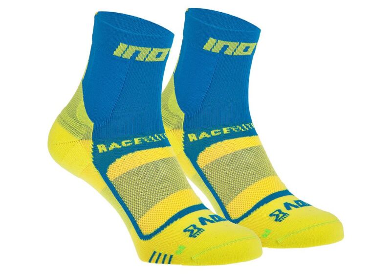 Inov-8 Race Elite Pro (Twin Pack) Mens Running Socks Blue/Yellow Philippines 27130HALD